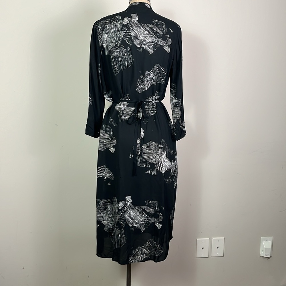 Raquel Allegra Black and White Patterned Dress - Picture 6 of 8